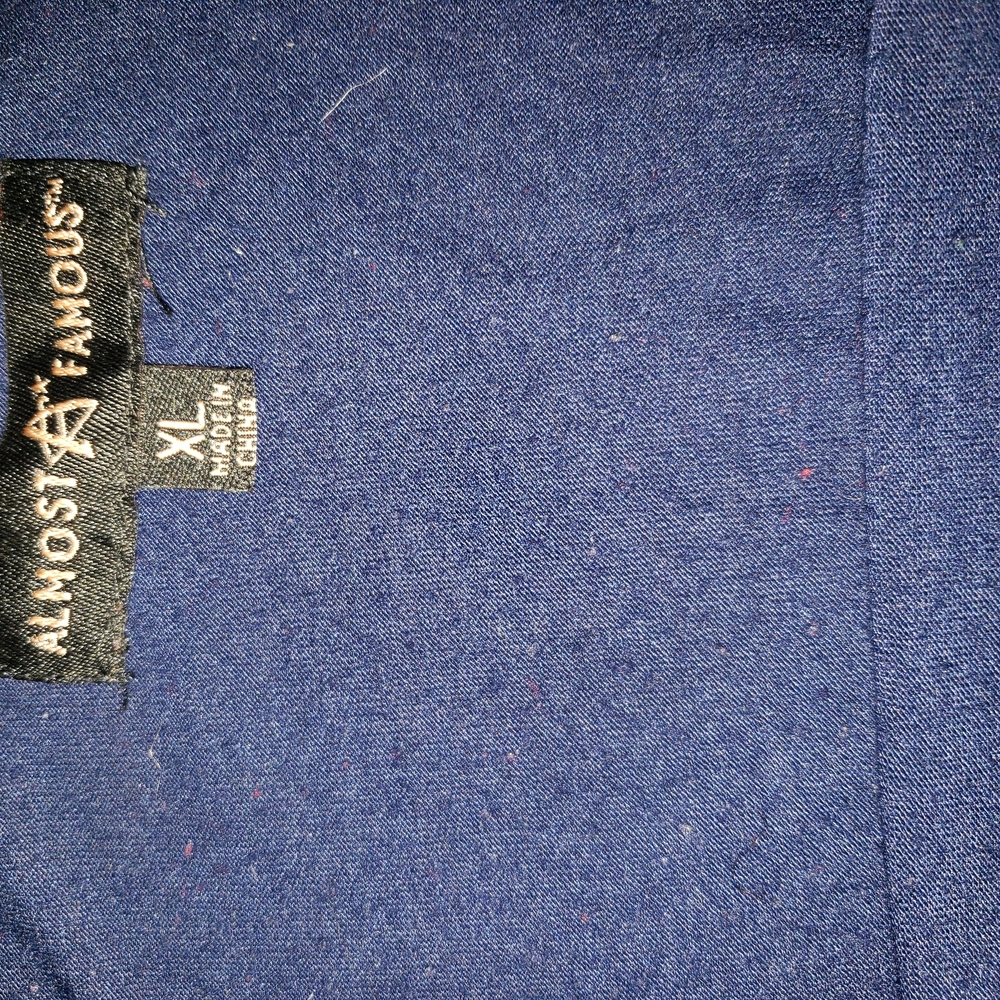 3 For $12 Navy Blue Lace Trim Tank Top - Picture 2 of 3